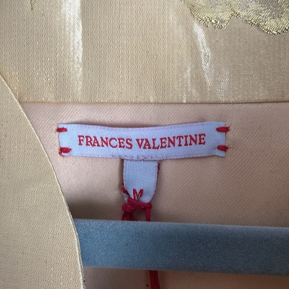 France’s Valentine short Metallic Jacquard swing coat plating , size M; new - Picture 6 of 10